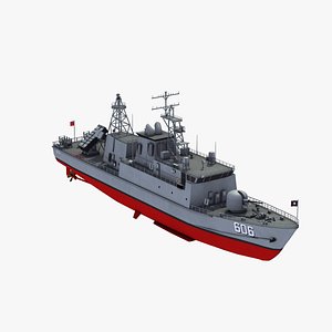 ching chiang patrol boat 3d model