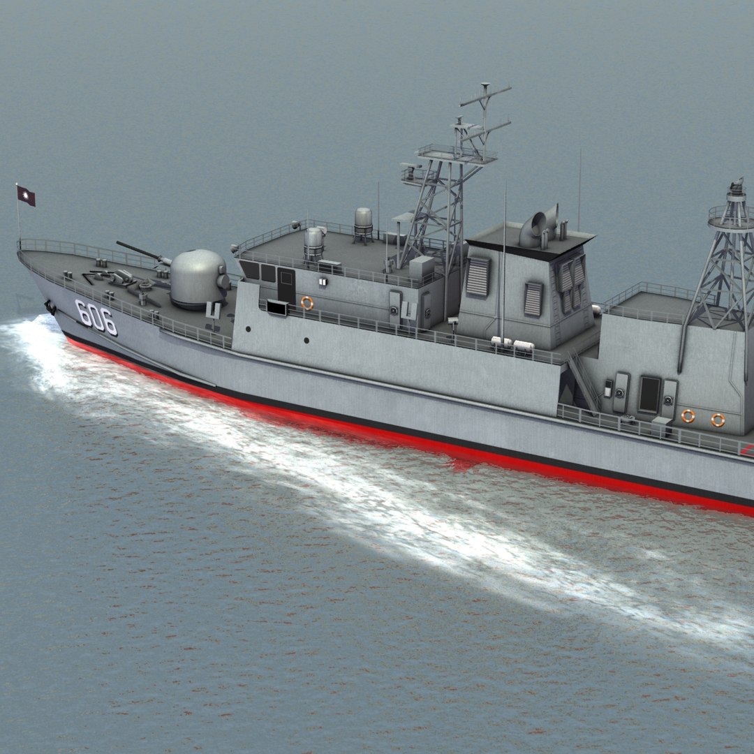 Ching Chiang Patrol Boat 3d Model