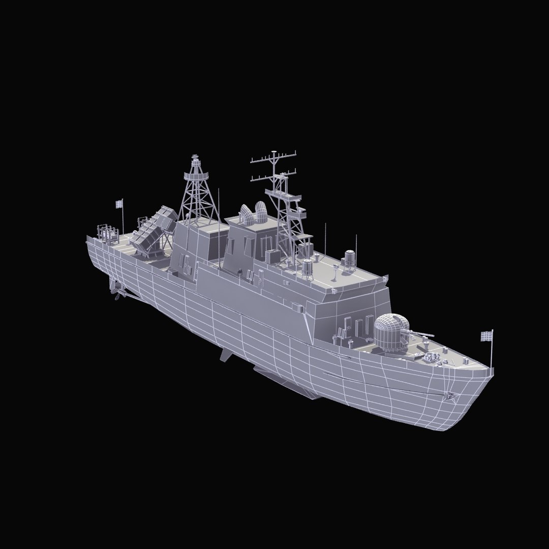 Ching Chiang Patrol Boat 3d Model