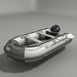outboard engine 3d model