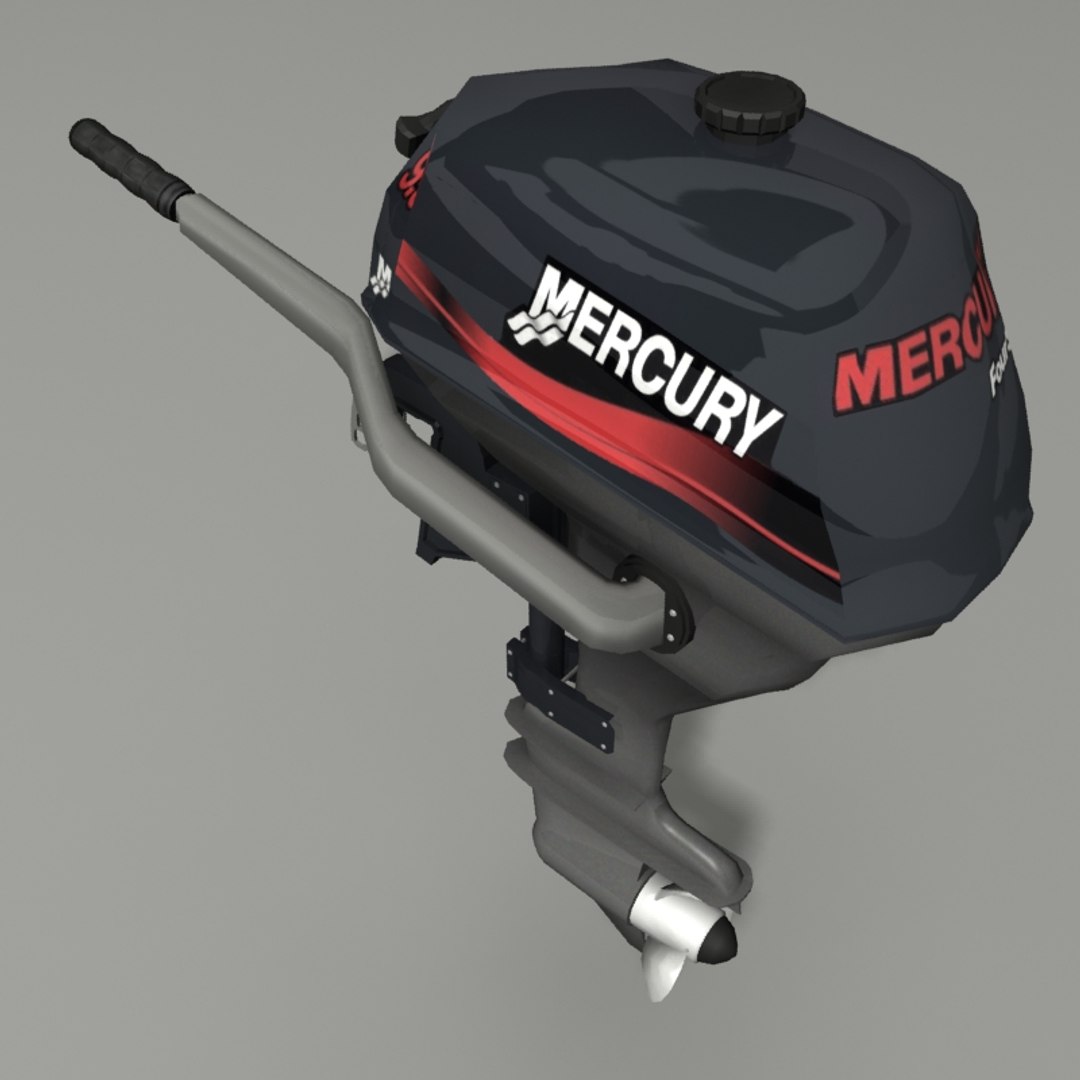 Outboard Engine 3d Model