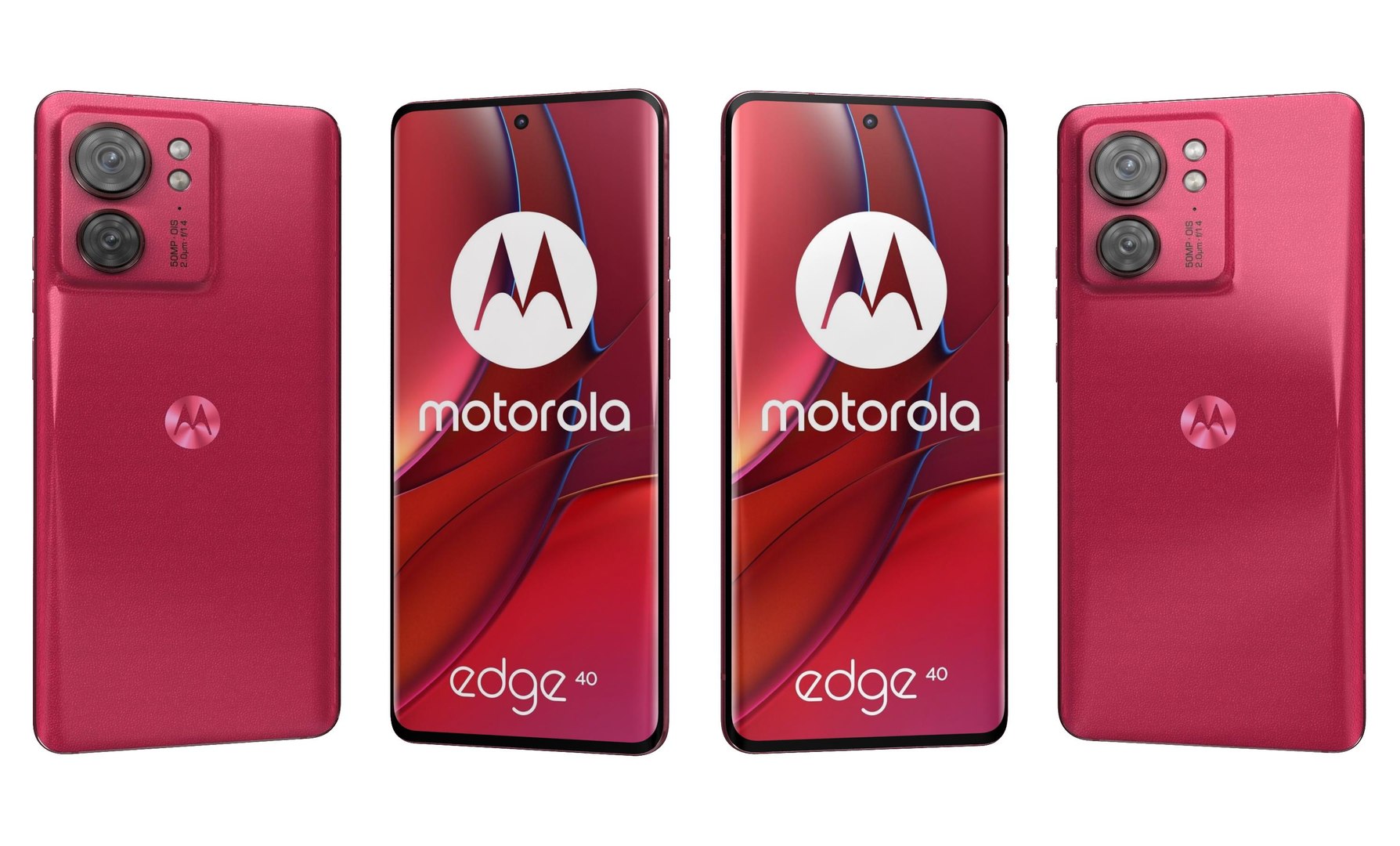 3D model Motorola Edge 40 Red - TurboSquid 2075448