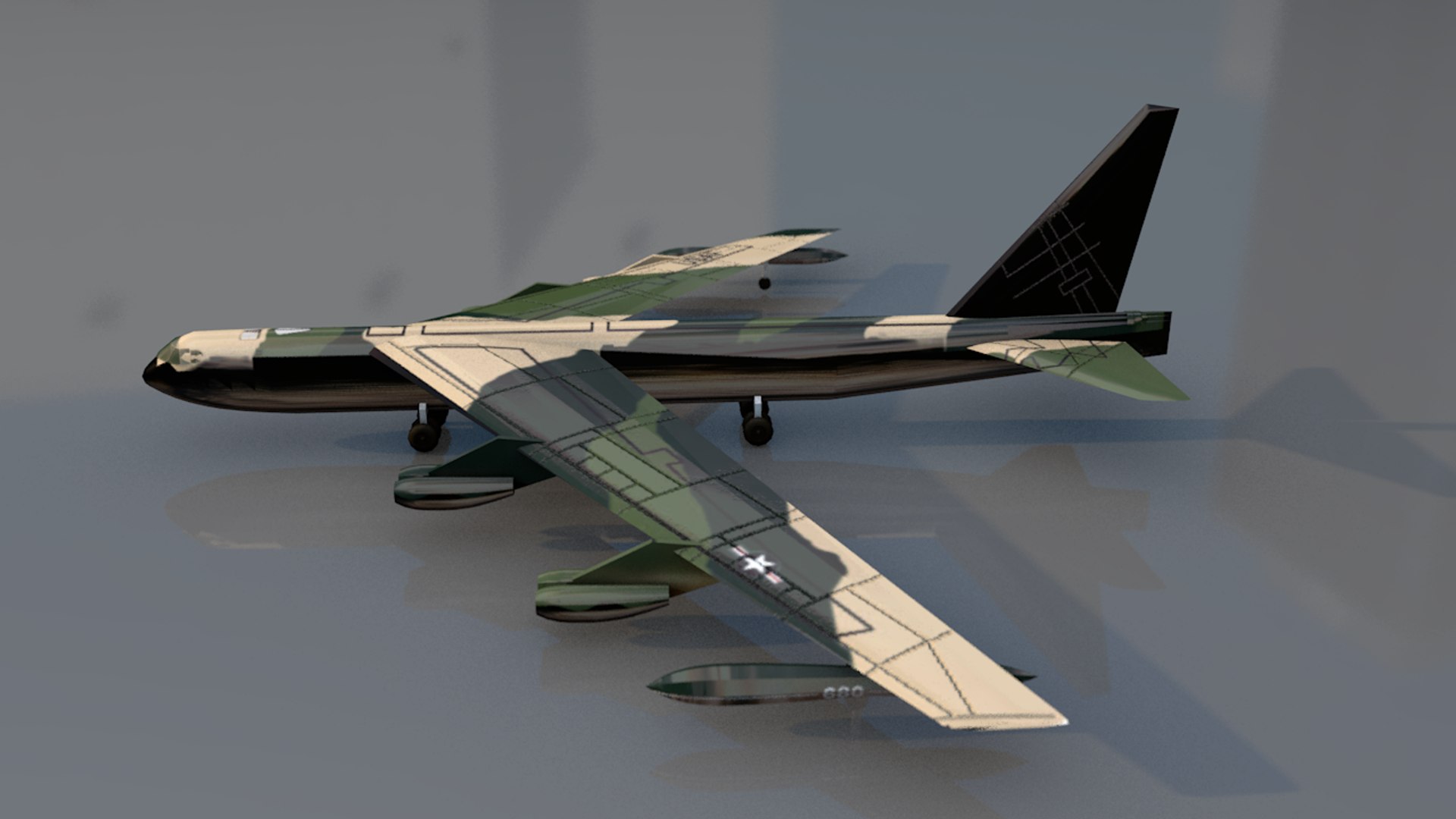 3D Model B 52 Stratofortress Subsonic - TurboSquid 1477410