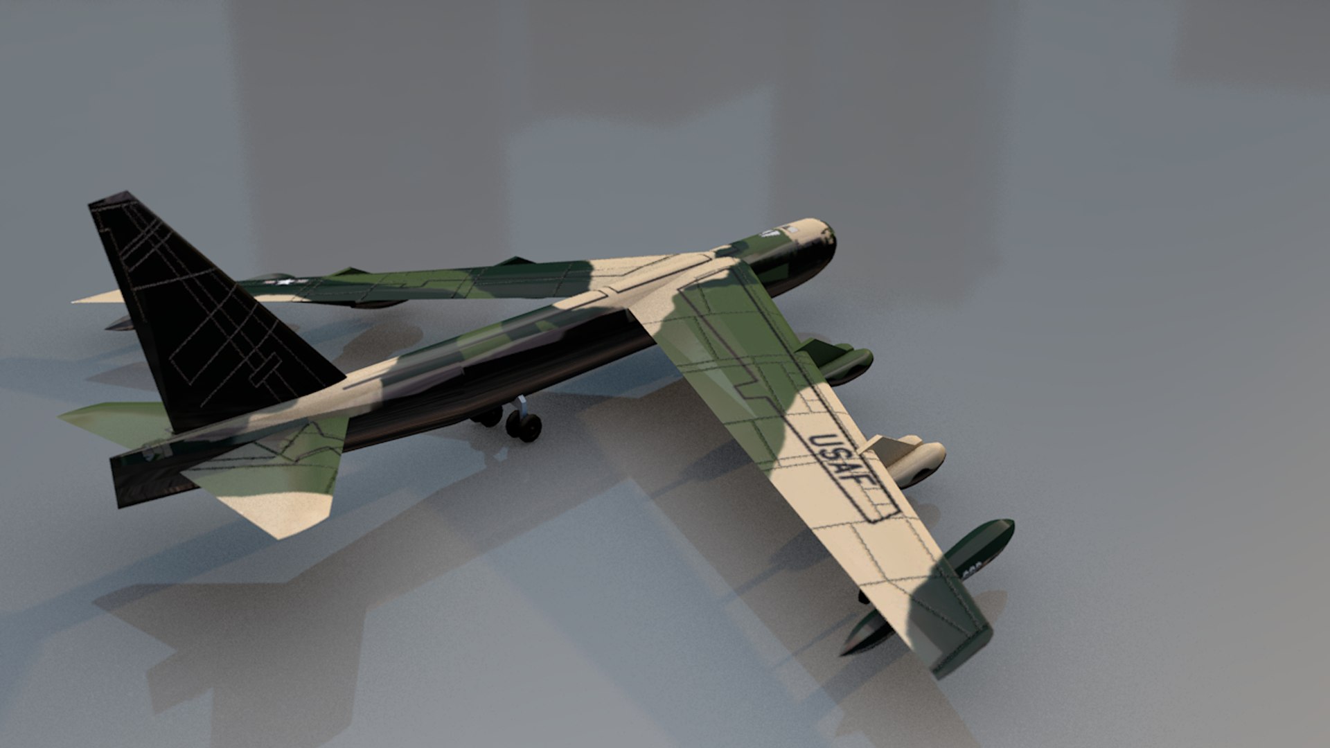 3D Model B 52 Stratofortress Subsonic - TurboSquid 1477410