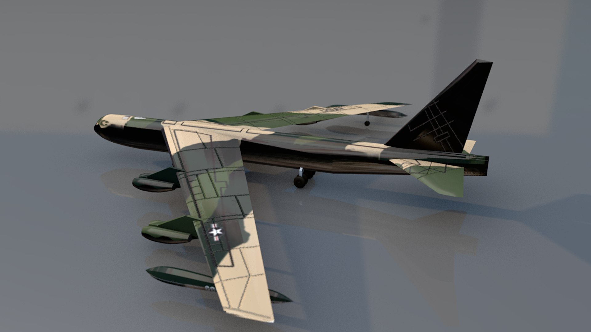 3D Model B 52 Stratofortress Subsonic - TurboSquid 1477410