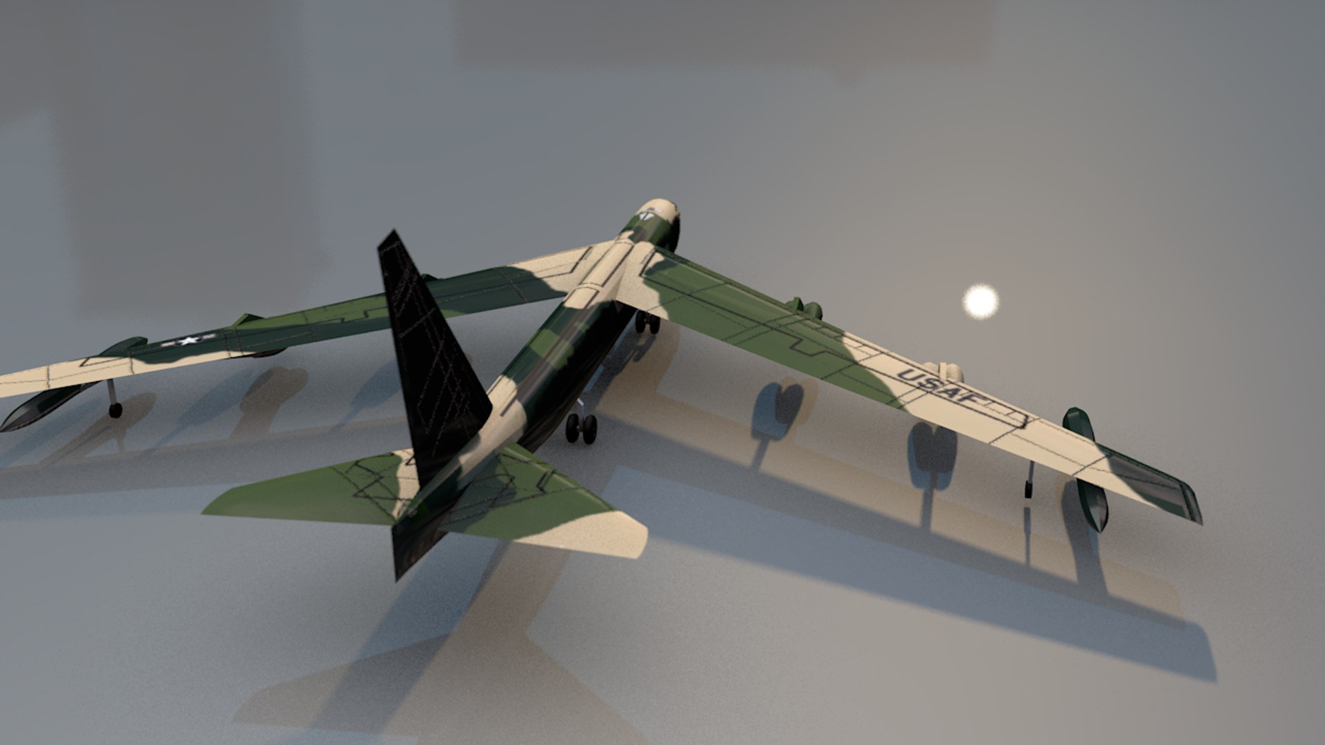 3D Model B 52 Stratofortress Subsonic - TurboSquid 1477410