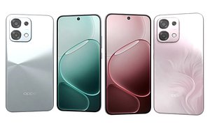 OPPO A6 Pro 5G Lunar Titanium And A6 Pro Coral Pink
