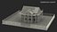 Construction Site House with Scaffolding