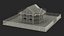Construction Site House with Scaffolding