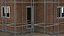 Construction Site House with Scaffolding
