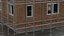 Construction Site House with Scaffolding
