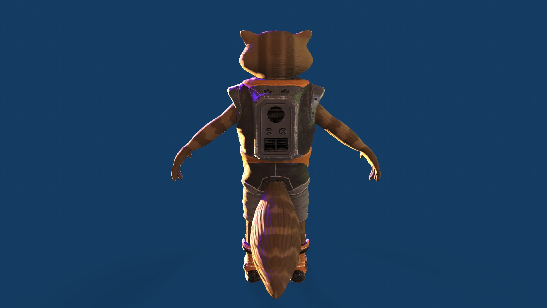 Raccoon Rocket 3D Model - TurboSquid 1729812