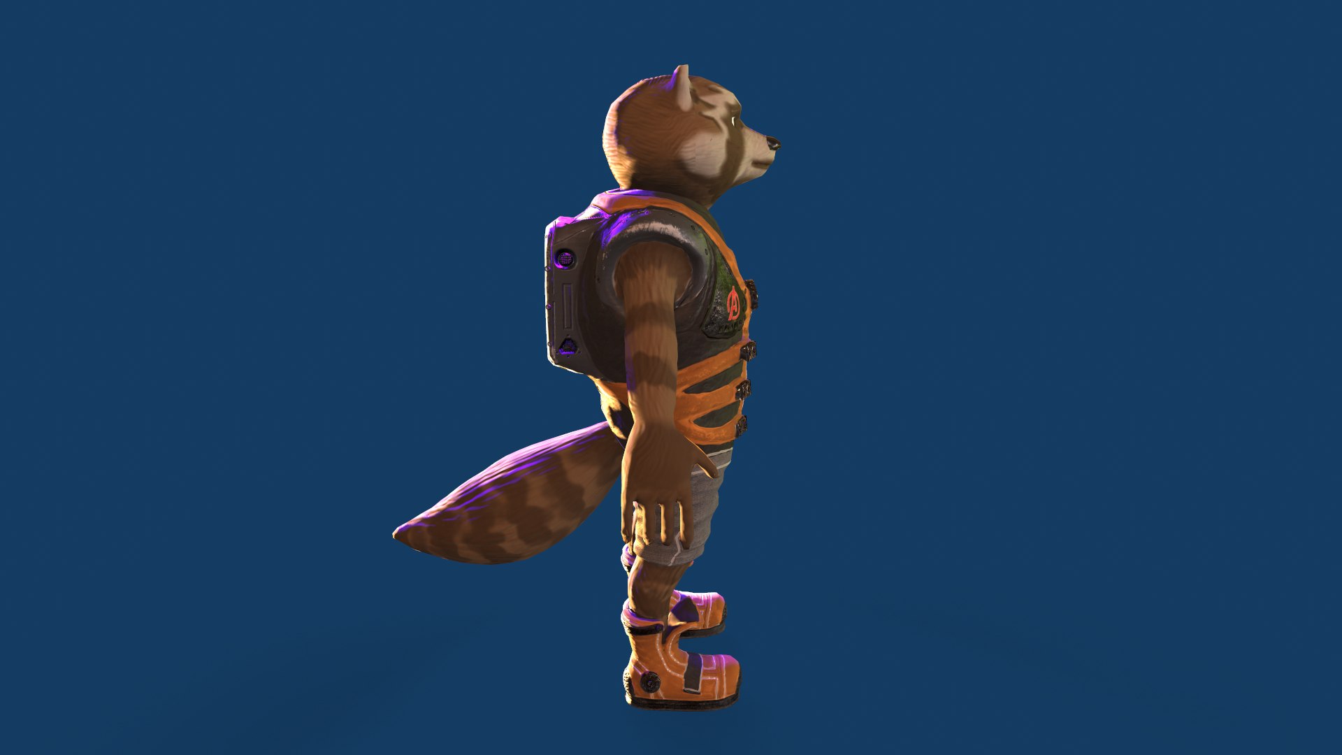 Raccoon Rocket 3D Model - TurboSquid 1729812