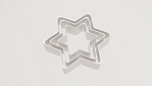 3D Cookie Cutter model