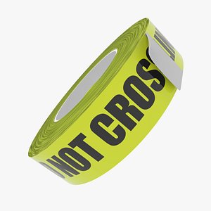 duct tape text 3d model