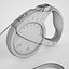 dog leash 3d obj