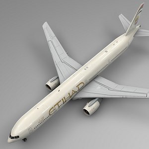 etihad airways boeing 777-300er model