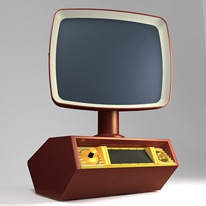 3ds max vintage tv