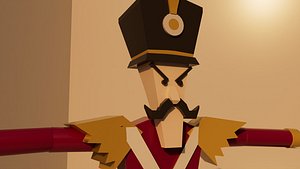 3D British Toy soldier model