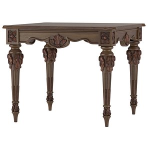 Carved table