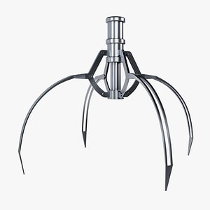 Metal Claw 10 with RIG 3D model