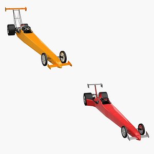 fuel dragster 3d model