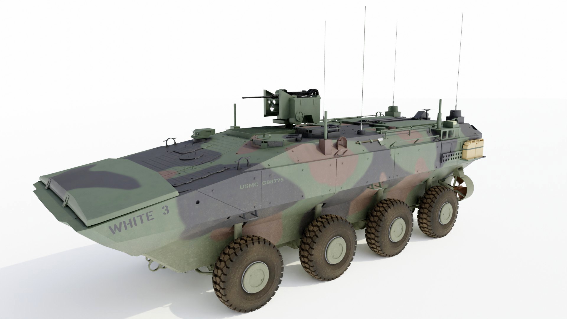 US Marines ACV-30 Amphibious Combat Vehicle 3D Model - TurboSquid 2010645