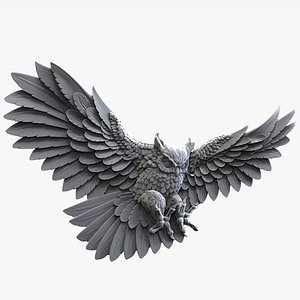 owl 3d model