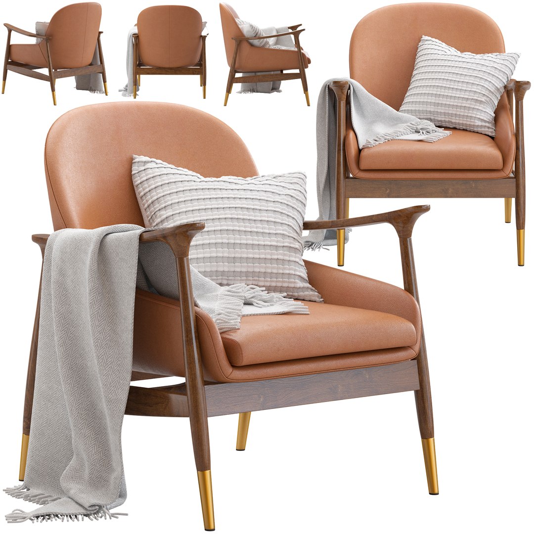 CastleRy Desmond Armchair 3D Model TurboSquid 2164070