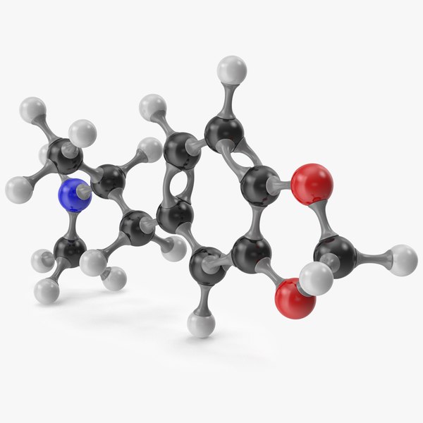 mdma molecular 3D