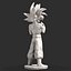 Goku Dragon Ball Low Poly 7