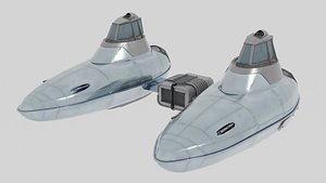 Star Wars Storm IV Twin-Pod Cloud Car 3D