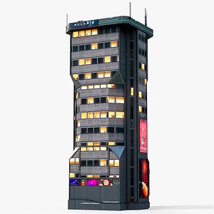 Sci-Fi Futuristic Building PBR 23