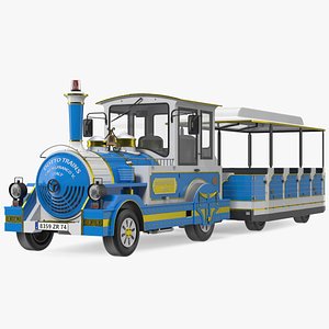 Tourist Train Dotto Muson River 3D model