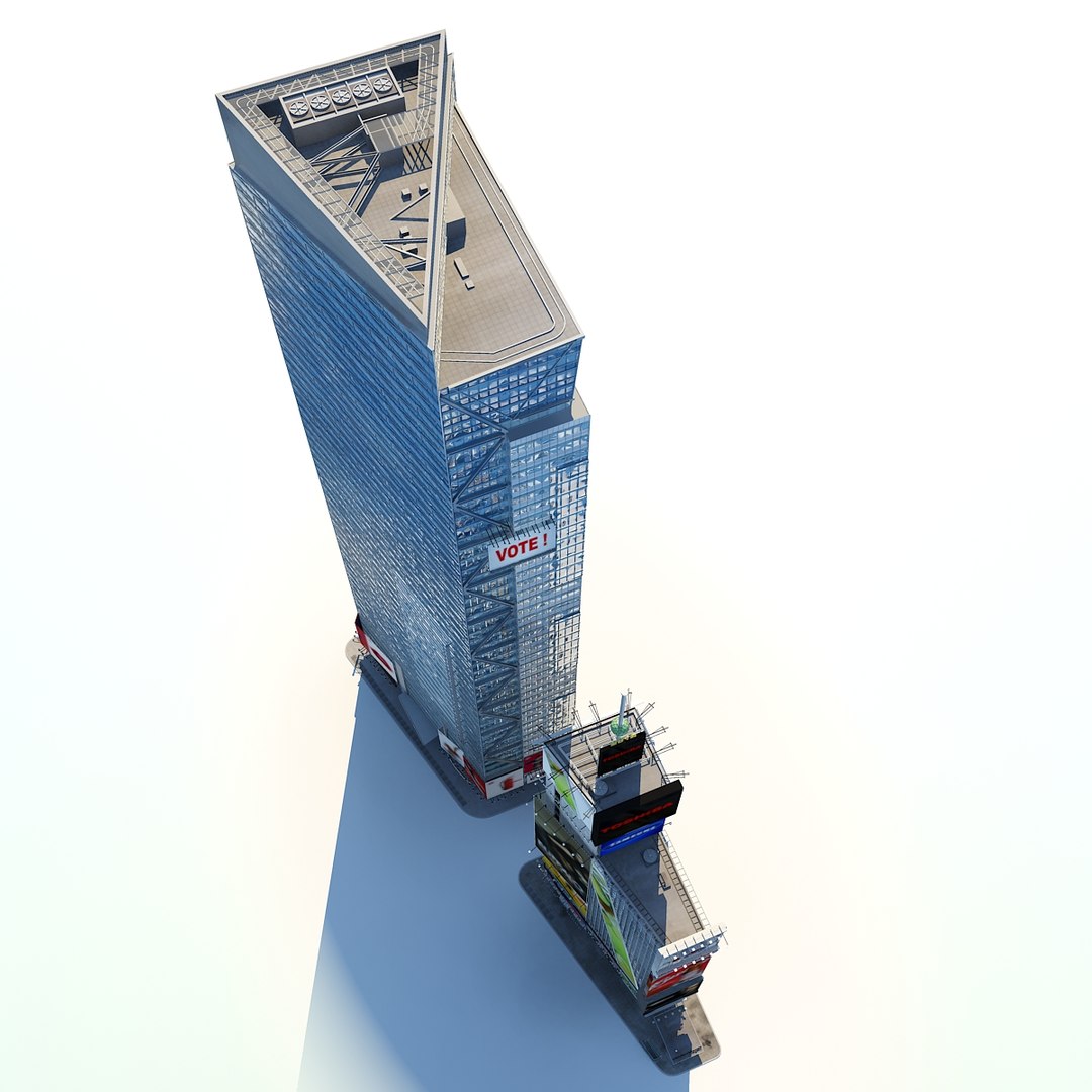 square 7 buildings 3d model