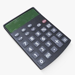 Dirty Calculator 3D model