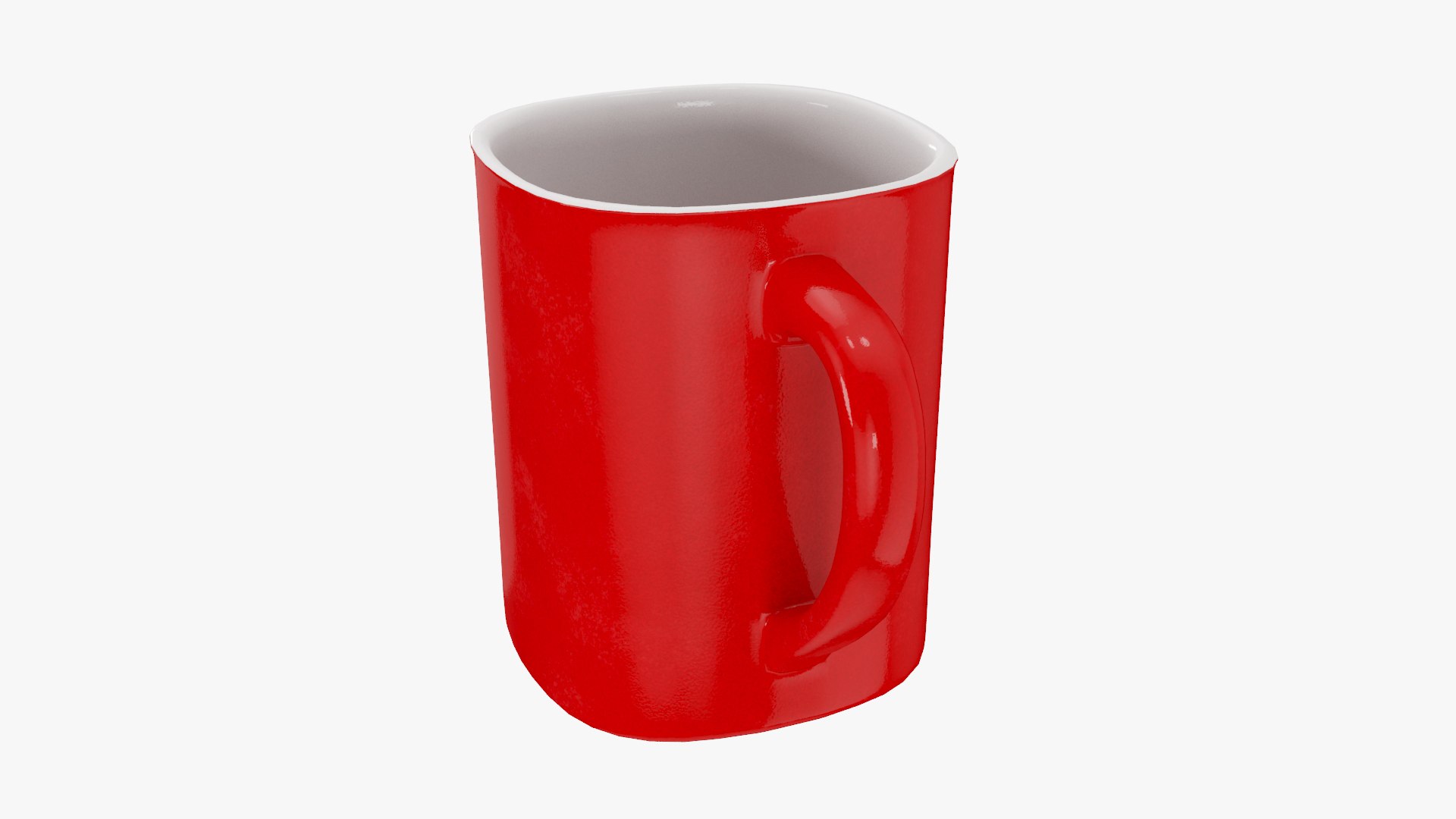 3D Coffee Mug Red Model - TurboSquid 2236821