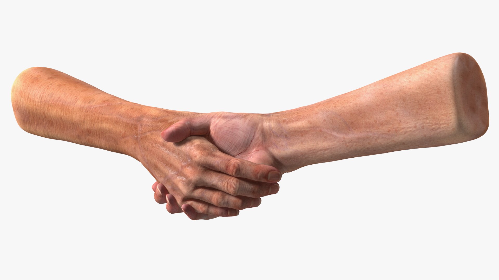 3D Handshake Old Man Hands - TurboSquid 2112331