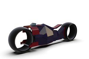 ready futuristic bike 3D