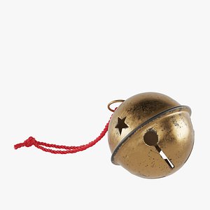 3D Round Jingle Bell 03