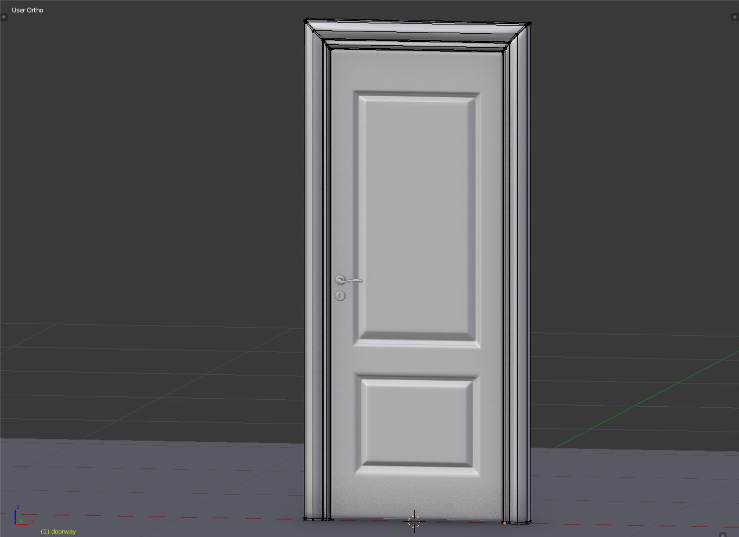 Interior Door 3d Model