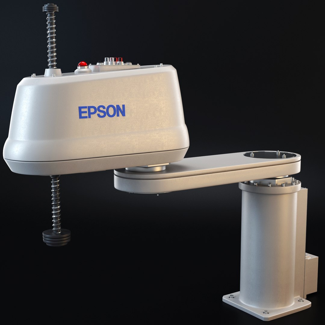 Epson Scara Industrial Robot 3d 3ds