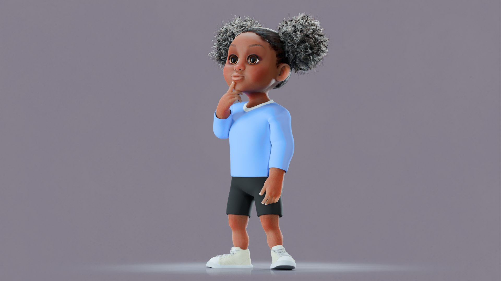 Afro Girl - Rigged cartoon character 3D model https://p.turbosquid.com/ts-thumb/Nu/fSOvL7/1S/14/png/1726854789/1920x1080/fit_q87/4aa49453a9d1bd956fce5441ac272488a95993a4/14.jpg