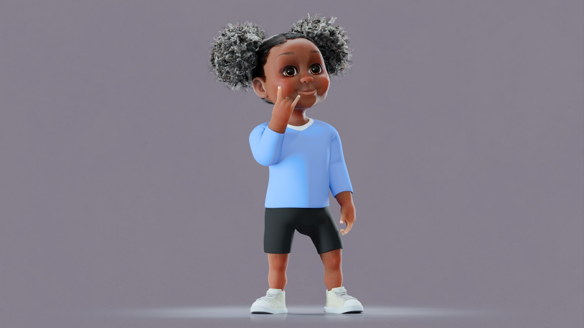 Afro Girl - Rigged cartoon character 3D model https://p.turbosquid.com/ts-thumb/Nu/fSOvL7/B9/15/png/1726854789/1920x1080/fit_q87/6542a0a9fae65adee2cfc2507f3bef0f07e7b9e7/15.jpg