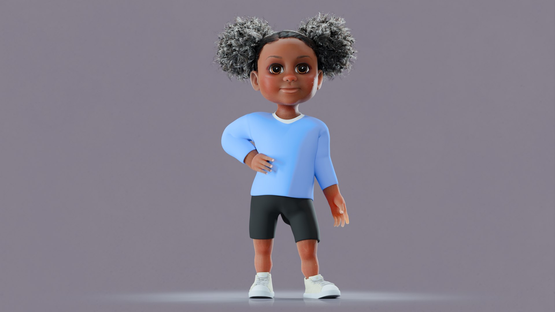 Afro Girl - Rigged cartoon character 3D model https://p.turbosquid.com/ts-thumb/Nu/fSOvL7/IX/20/png/1726854792/1920x1080/fit_q87/71ef233def9b255badd383017a57f1c8eb98888e/20.jpg