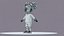 Afro Girl - Rigged cartoon character