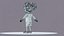 Afro Girl - Rigged cartoon character