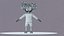 Afro Girl - Rigged cartoon character