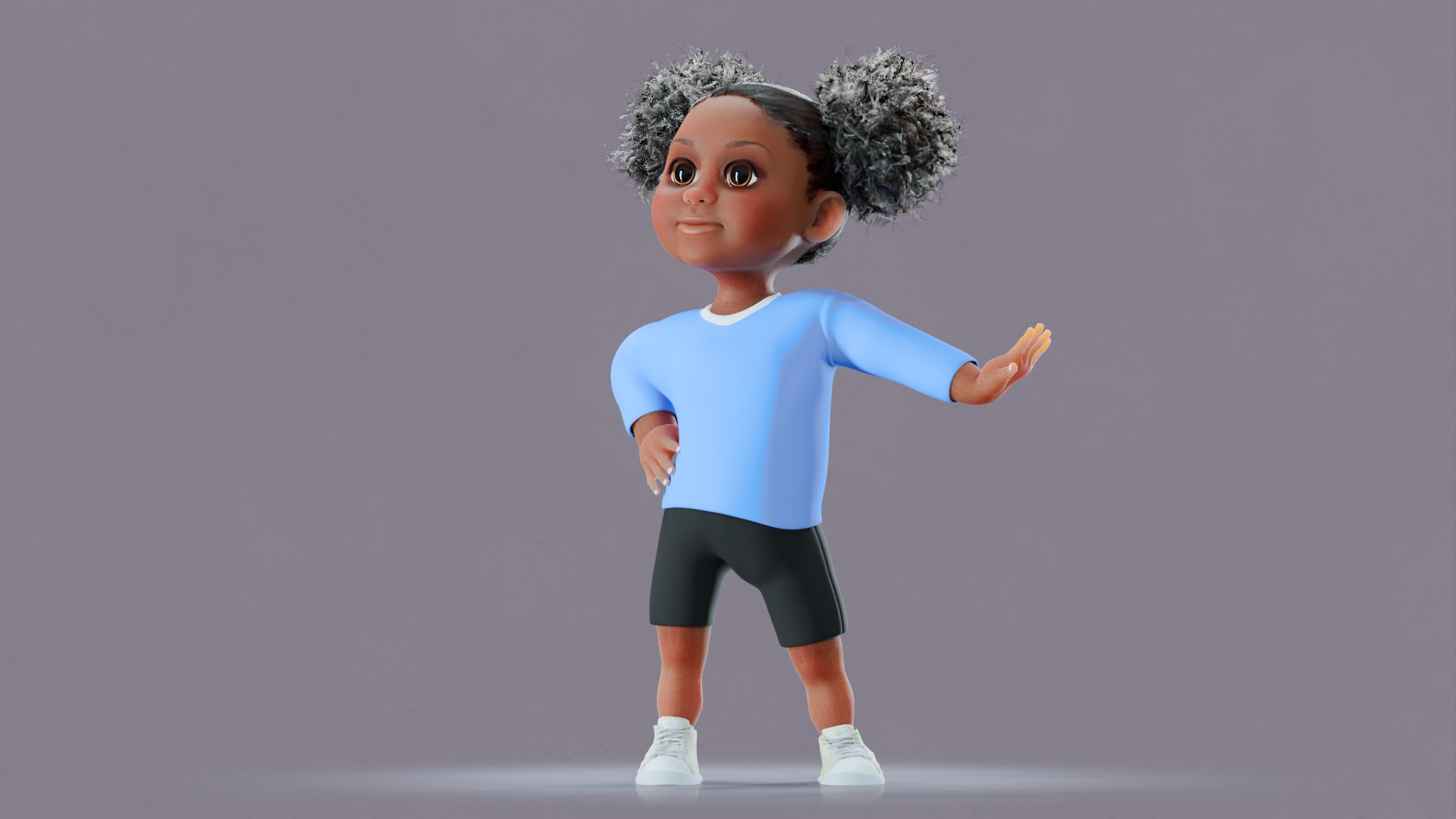 Afro Girl - Rigged cartoon character 3D model https://p.turbosquid.com/ts-thumb/Nu/fSOvL7/zM/4/png/1726854783/1920x1080/fit_q87/a5a766eaf2972c5785fc03da4e233c6adaa62455/4.jpg