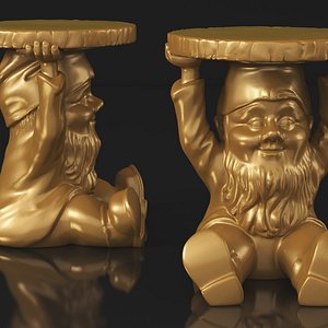3D kartell attila gnome stool